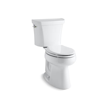 Kohler Toilet, Floor Mounted Mount, Elongated, White 6393-0